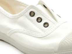 Natural World 470 Blanc Baskets Basses Fille