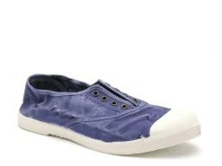 Natural World 102 Bleu Baskets Basses Femme