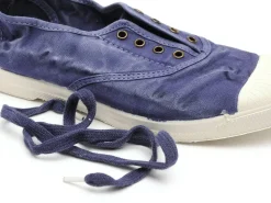 Natural World 102 Bleu Baskets Basses Femme
