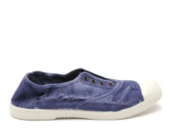 Natural World 102 Bleu Baskets Basses Femme