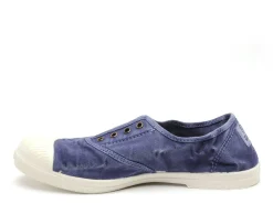 Natural World 102 Bleu Baskets Basses Femme