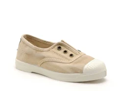 Natural World 470E Beige Baskets Basses Garçon