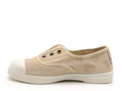 Natural World 470E Beige Baskets Basses Garçon