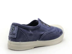 Natural World 470E Bleu Baskets Basses Garçon