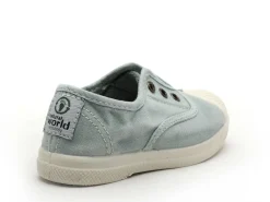 Natural World 470E Vert Baskets Basses Garçon