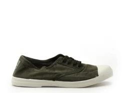 Natural World 102 Kaki Baskets Basses Femme