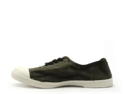 Natural World 102 Kaki Baskets Basses Femme