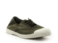 Natural World 102 Kaki Baskets Basses Femme