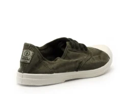 Natural World 102 Kaki Baskets Basses Femme