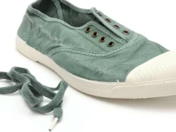Natural World 102 Vert Baskets Basses Femme