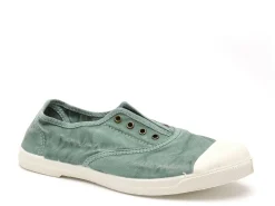 Natural World 102 Vert Baskets Basses Femme