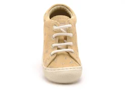 Naturino 0E13 NATURINO COCOON SUEDE PR.GLITTER FLOWER Jaune Bébé Fille