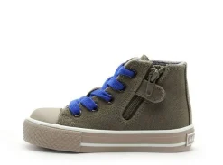 Naturino YLFAS. CANVAS WAXED Kaki Baskets Montantes Garçon