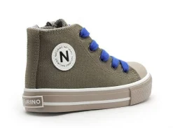 Naturino YLFAS. CANVAS WAXED Kaki Baskets Montantes Garçon