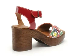 Nemonic 2371 Rouge Sandales à Talons Femme
