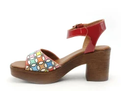 Nemonic 2371 Rouge Sandales à Talons Femme