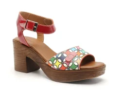 Nemonic 2371 Rouge Sandales à Talons Femme