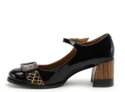 Nemonic 2332 VERNIS Noir Escarpins Femme