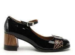 Nemonic 2332 VERNIS Noir Escarpins Femme
