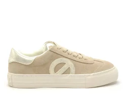No Name ARCADE TOE SIDE Beige Baskets Basses Femme