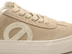No Name ARCADE TOE SIDE Beige Baskets Basses Femme
