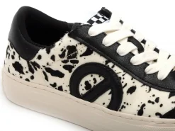 No Name Baskets ARCADE SIDE TOE PONNY Noir Baskets Basses Femme
