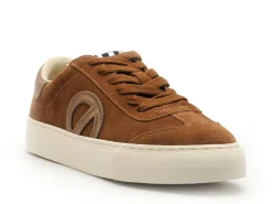 No Name Baskets ARCADE SIDE TOE SUEDE Marron Baskets Basses Femme