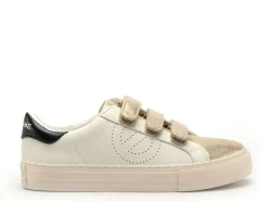 No Name Baskets ARCADE STRAPS PERFO Blanc Baskets Basses Femme