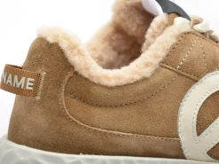 No Name CARTER JOGGER SUEDE Marron Baskets Basses Femme