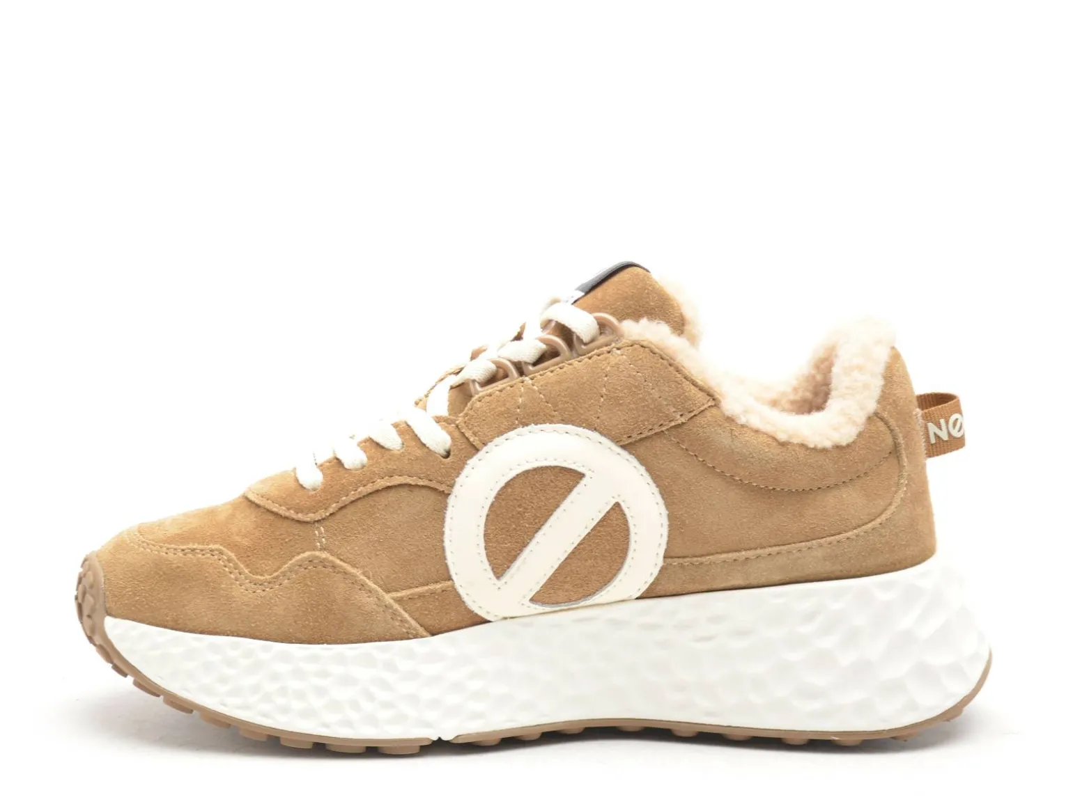 No Name CARTER JOGGER SUEDE Marron Baskets Basses Femme