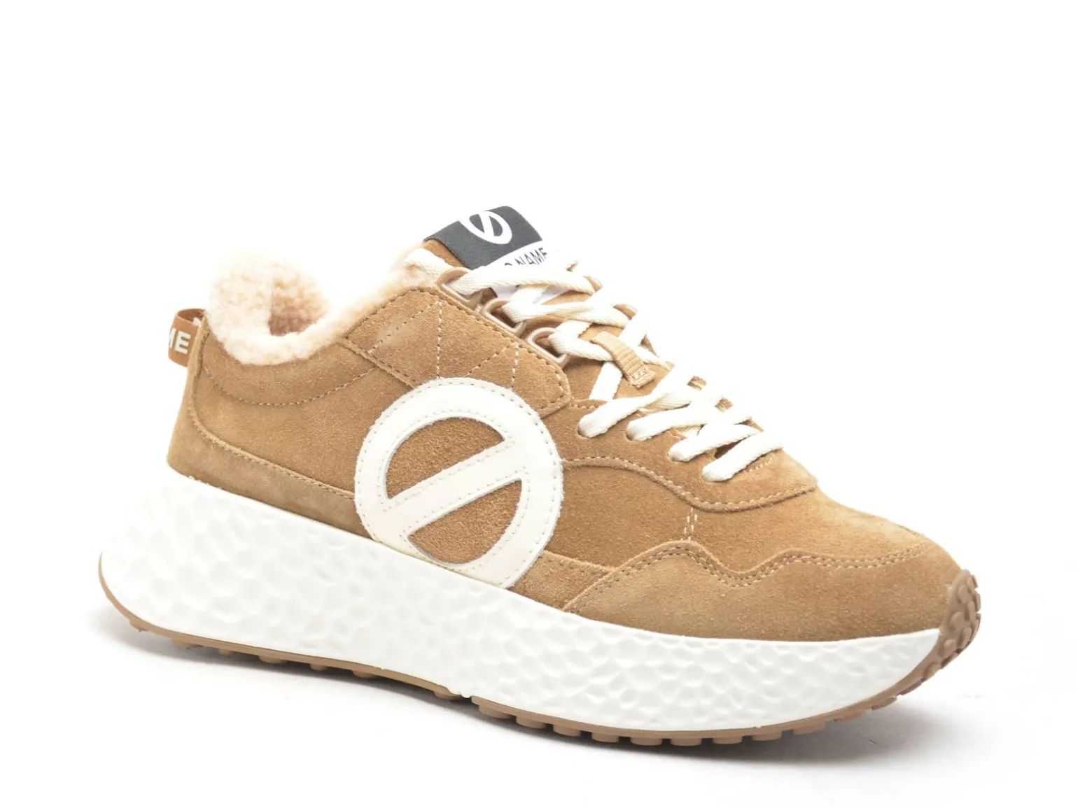 No Name CARTER JOGGER SUEDE Marron Baskets Basses Femme