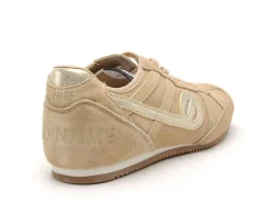 No Name EVO RUN Beige Baskets Basses Femme