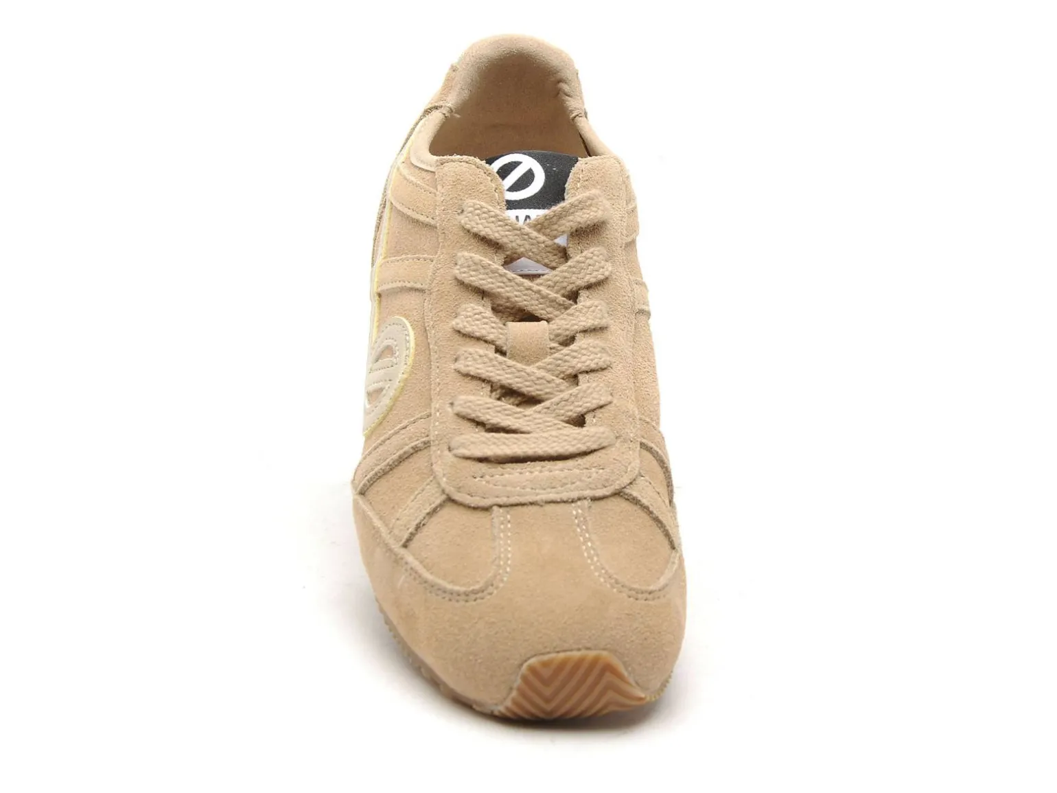 No Name EVO RUN Beige Baskets Basses Femme