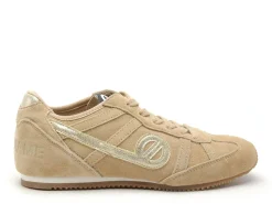 No Name EVO RUN Beige Baskets Basses Femme