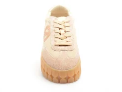 No Name PLAY SIDE Beige Baskets Basses Femme