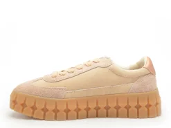 No Name PLAY SIDE Beige Baskets Basses Femme