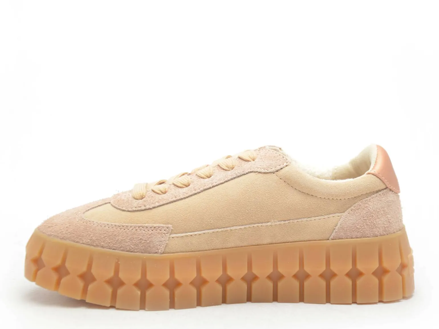 No Name PLAY SIDE Beige Baskets Basses Femme