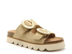 No Name SANDY SLAPE Beige Mules et Sabots à Talons Femme