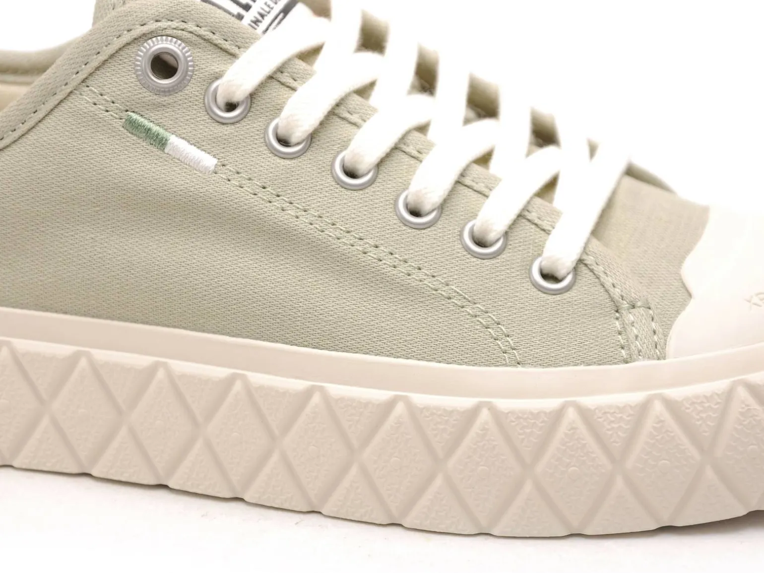 Palladium PALLA ACE CVS Kaki Baskets Basses Femme
