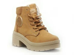 Palladium PALLARISE NBK WL DEAR Marron Boots et Bottines à Talons Femme