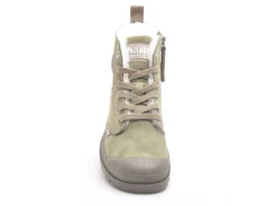Palladium PAMPA HI ZIP WL Kaki Boots et Bottines Plates Femme