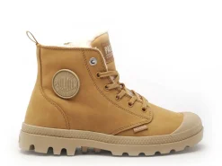 Palladium PAMPA HI ZIP WL Marron Boots et Bottines Plates Femme