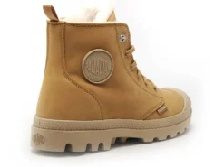 Palladium PAMPA HI ZIP WL Marron Boots et Bottines Plates Femme