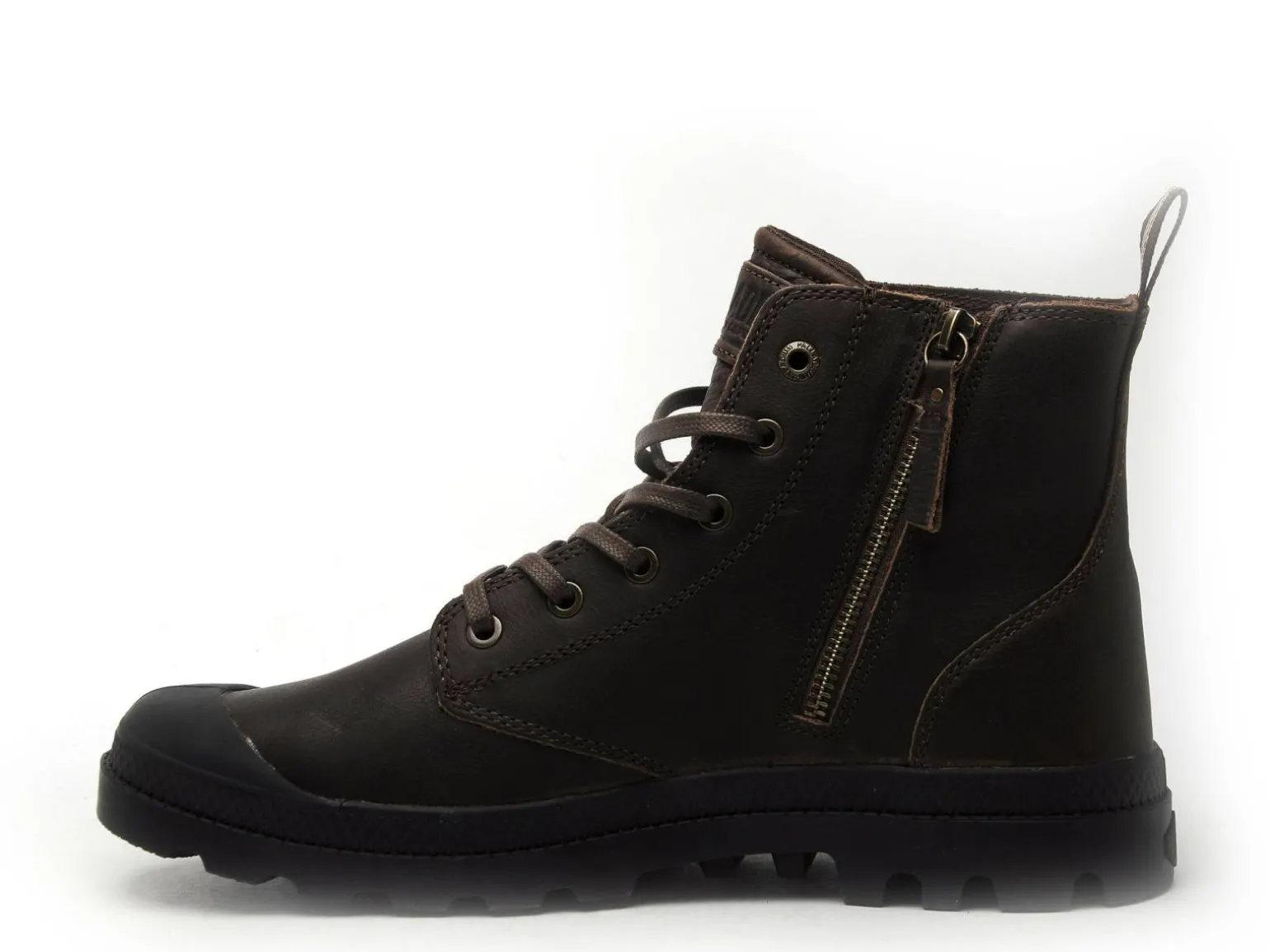Palladium PAMPA ZIP LEATHERESS Marron Boots et Bottines Homme