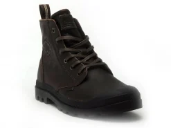Palladium PAMPA ZIP LEATHERESS Marron Boots et Bottines Homme