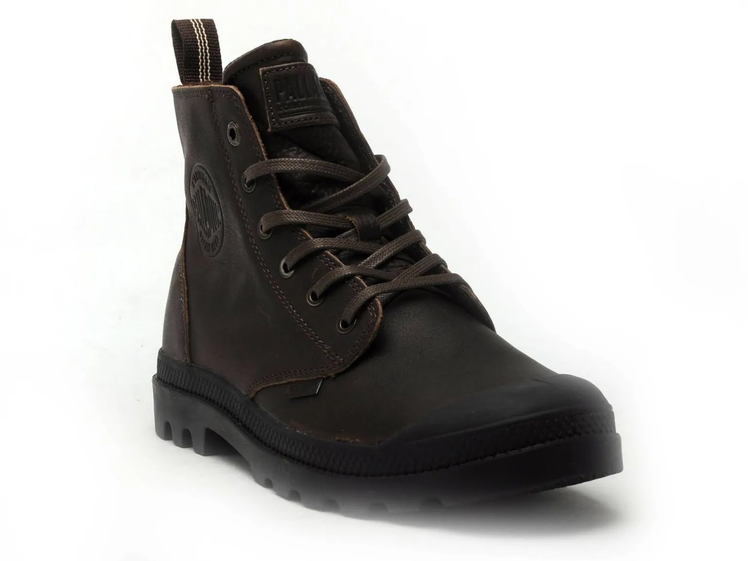 Palladium PAMPA ZIP LEATHERESS Marron Boots et Bottines Homme