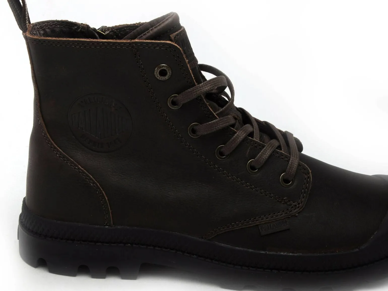 Palladium PAMPA ZIP LEATHERESS Marron Boots et Bottines Homme