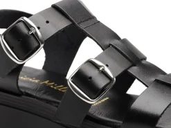 Patricia Miller 6536 703 Noir Sandales à Talons Femme
