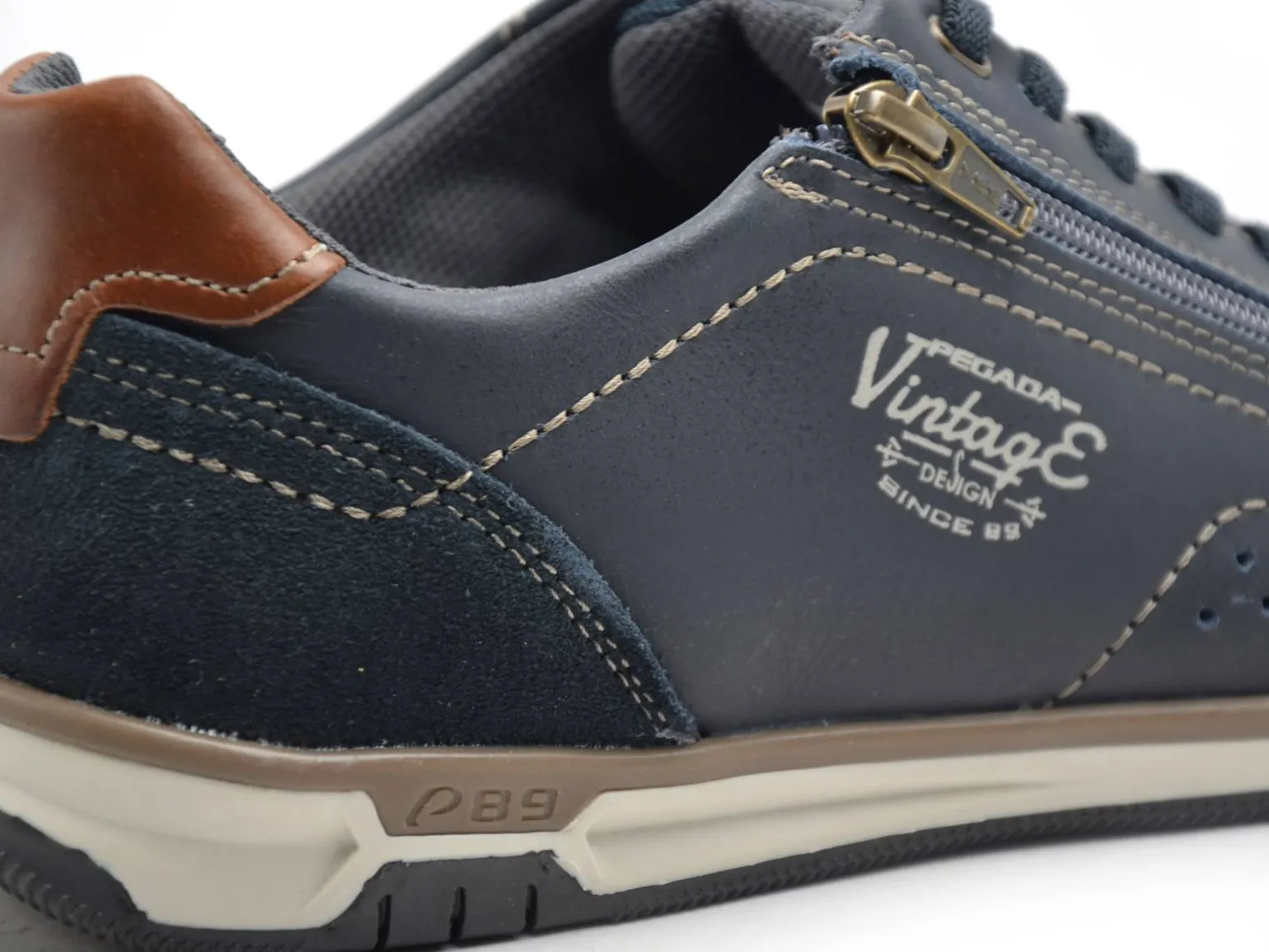 Pegada 119507 Bleu Baskets Basses Homme