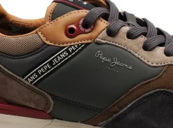 Pepe Jeans BUSTER PRO M PMS60027 Kaki Baskets Basses Homme